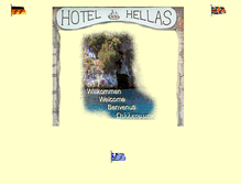 Tablet Screenshot of hotelhellas.de